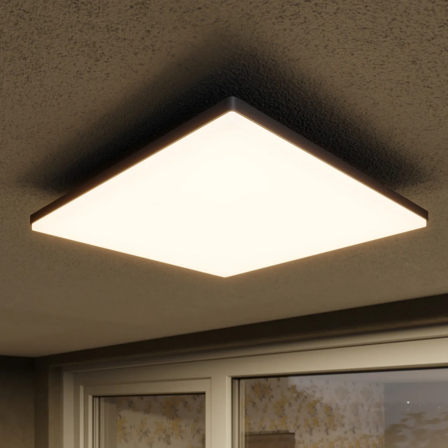 Lámpara de techo LED cuadrada Henni exteriores
