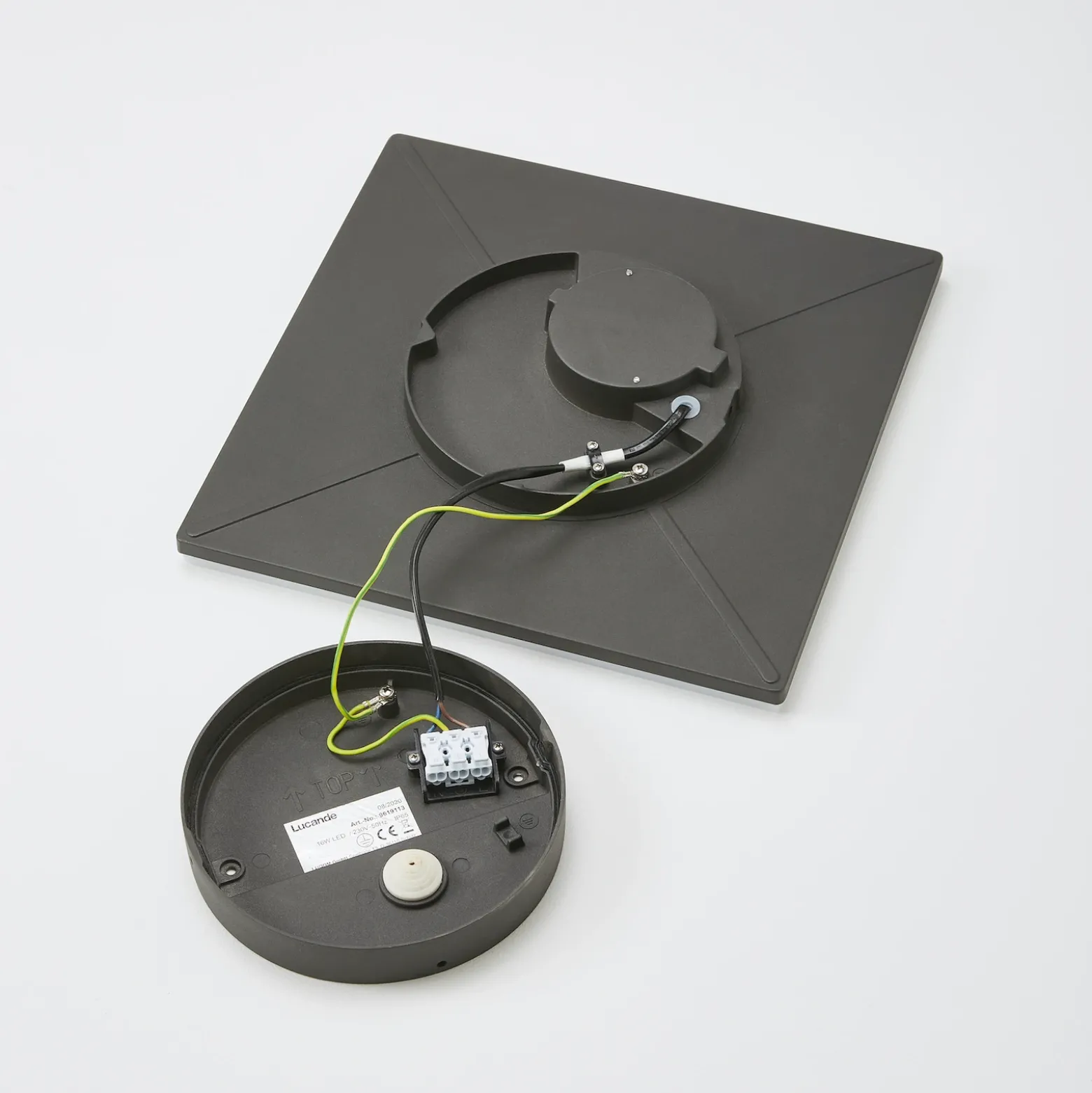 Lámpara de techo LED cuadrada Henni exteriores