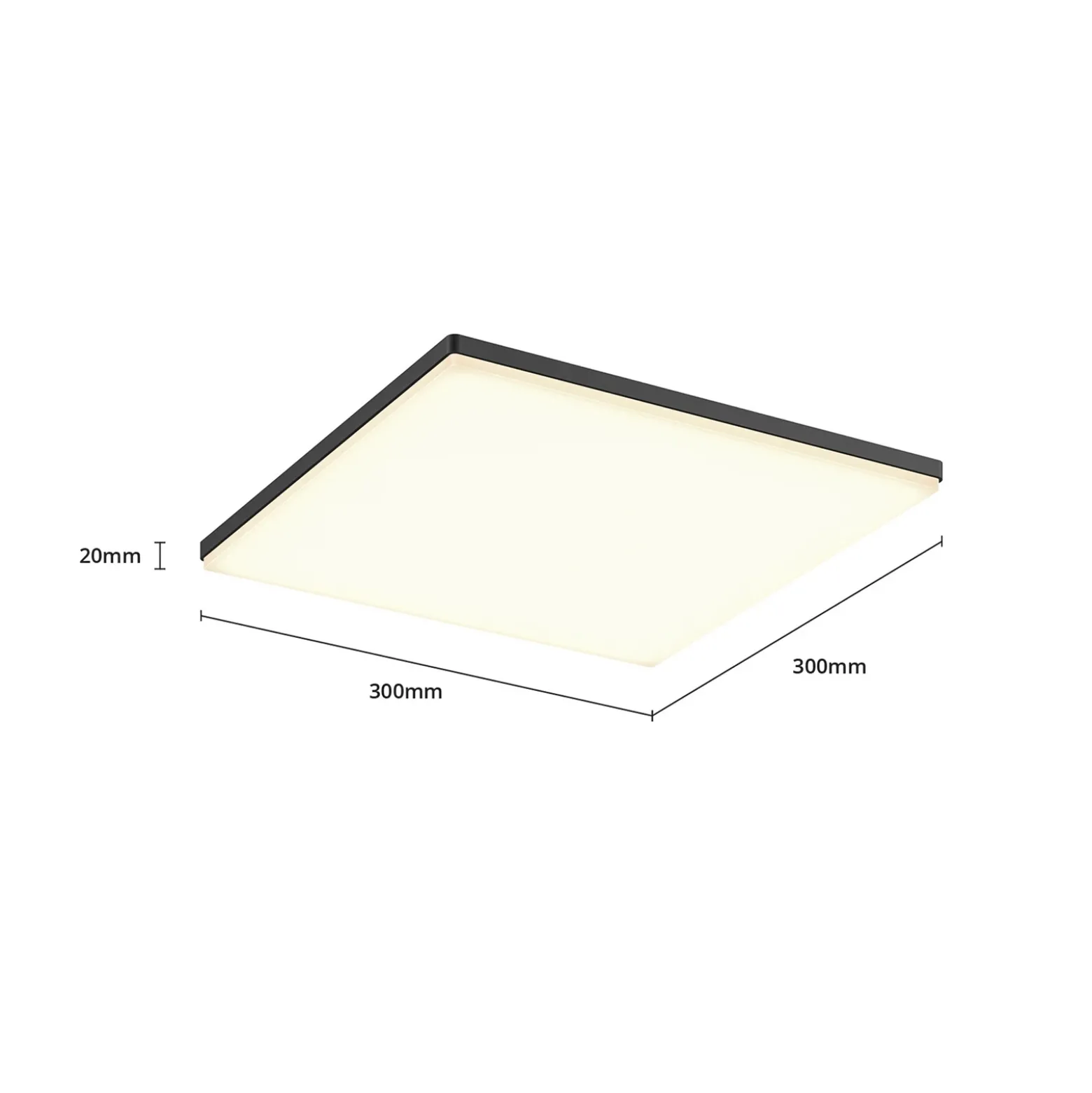 Lámpara de techo LED cuadrada Henni exteriores