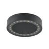 Lámpara de techo LED para exterior Nona de Molto Luce, Ø 22,8 cm, antracita
