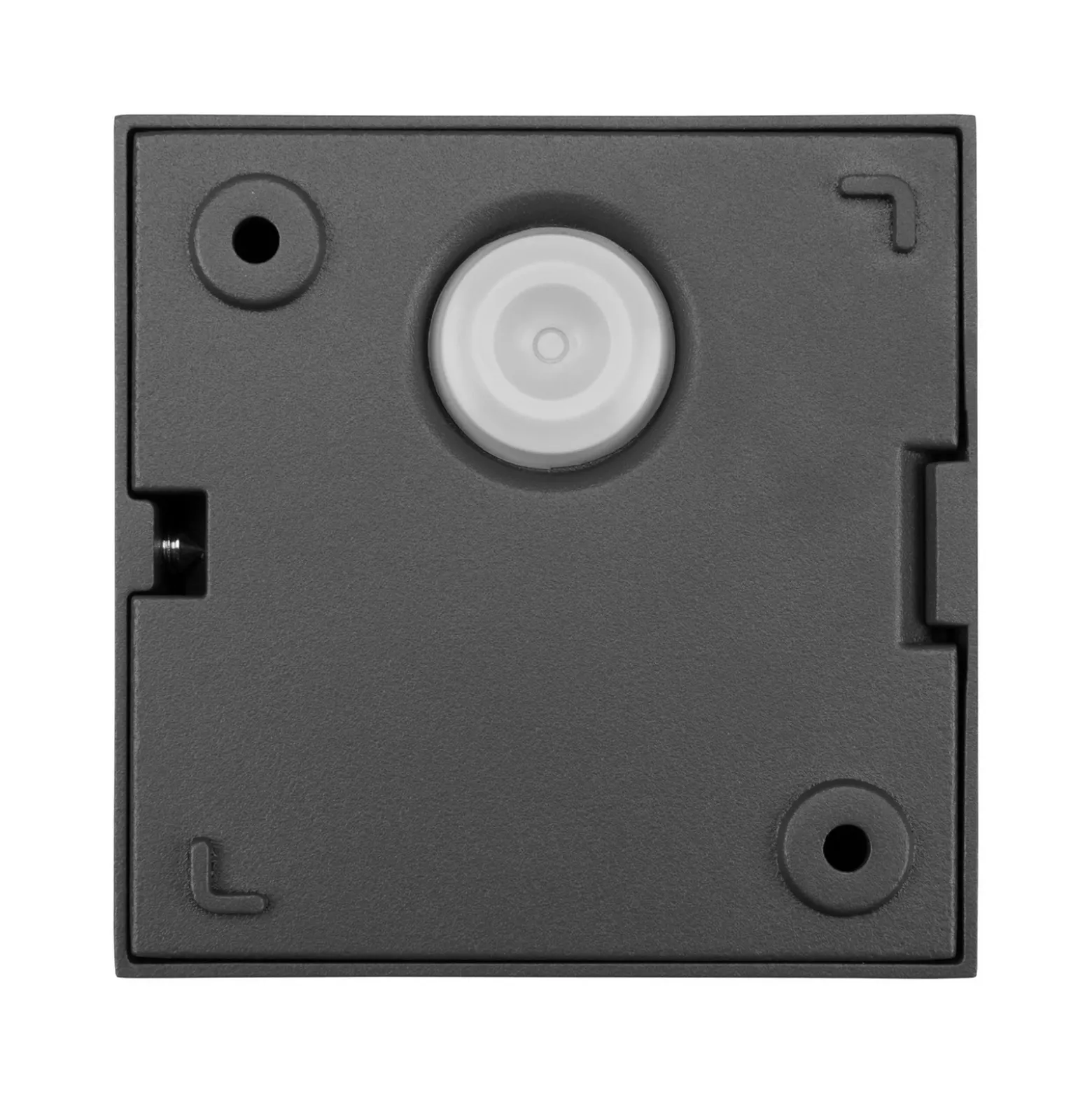 Lámpara de techo SLV LED S-Cube, antracita, aluminio, longitud 9,5 cm