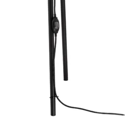 Lámpara de terraza Lindby Jaimy, 148 cm, trípode, aluminio