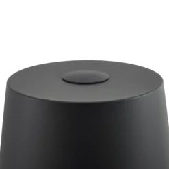 Lámpara de terraza Lucande Andrei, gris, 150cm de altura, IP54, E27