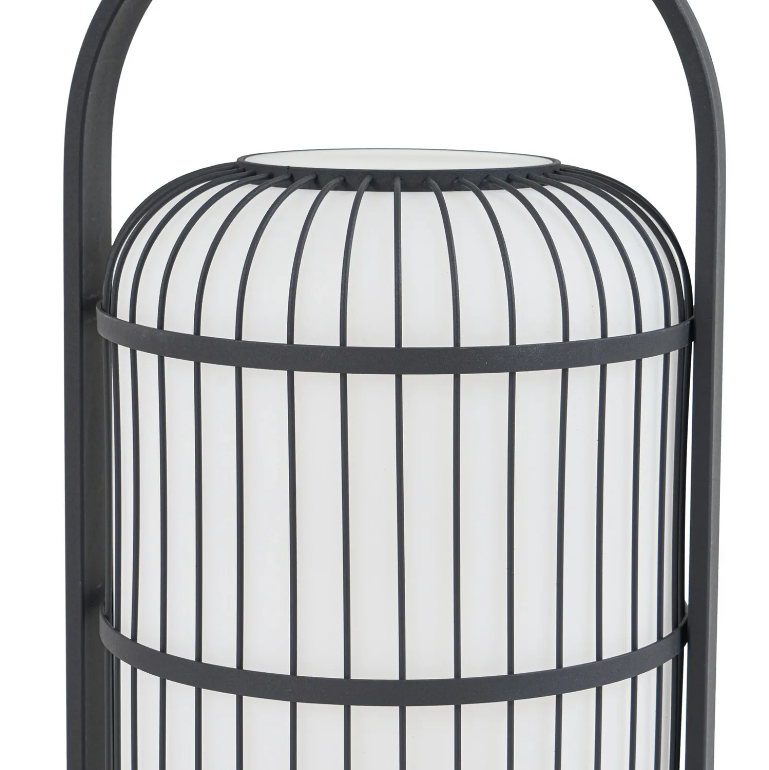 Lámpara de terraza Lucande Tayori, negra, 64 cm, IP44