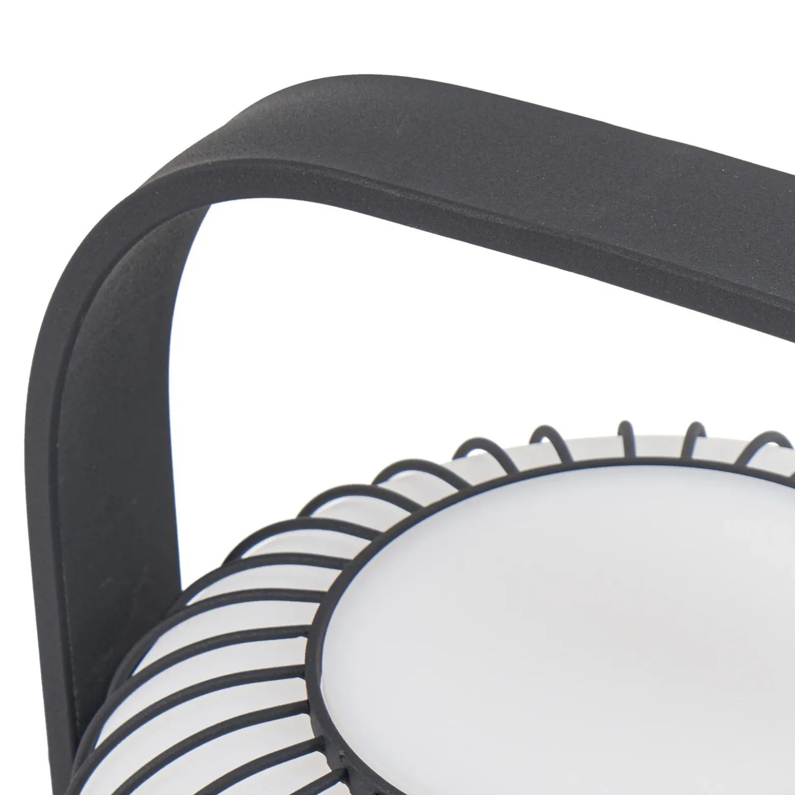 Lámpara de terraza Lucande Tayori, negra, 64 cm, IP44