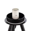 Lámpara de terraza Lucande Trivira, altura 130 cm, trípode