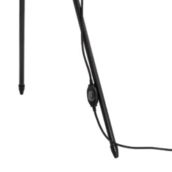Lámpara de terraza Lucande Trivira, altura 130 cm, trípode