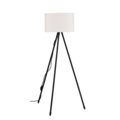 Lámpara de terraza Lucande Trivira, altura 130 cm, trípode