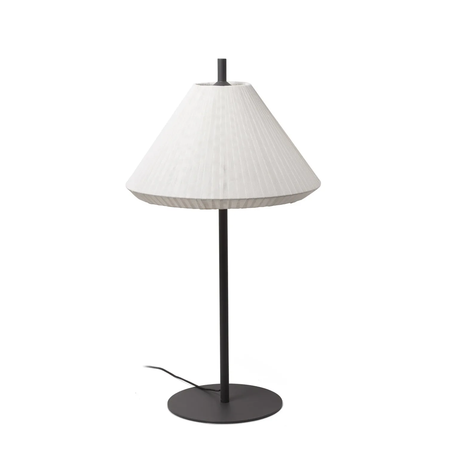 Lámpara de terraza Saigon IP65, altura 120 cm, blanco