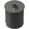 Lámpara empotrable LED Aspen IP65, redonda, gris oscuro