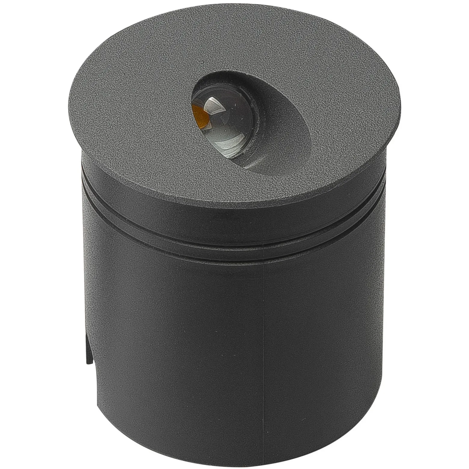 Lámpara empotrable LED Aspen IP65, redonda, gris oscuro