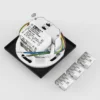 Lámpara empotrable LED Molto Luce Wall 68 R Sina IP44 SQ, negra