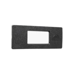 Lámpara empotrable Nina IP55 negro/opal 15 cm R7S CCT resina sintética