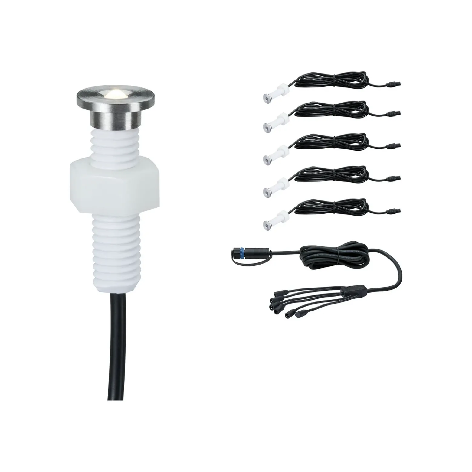 Lámpara empotrable Paulmann Plug & Shine 93694, paquete de 5 unidades