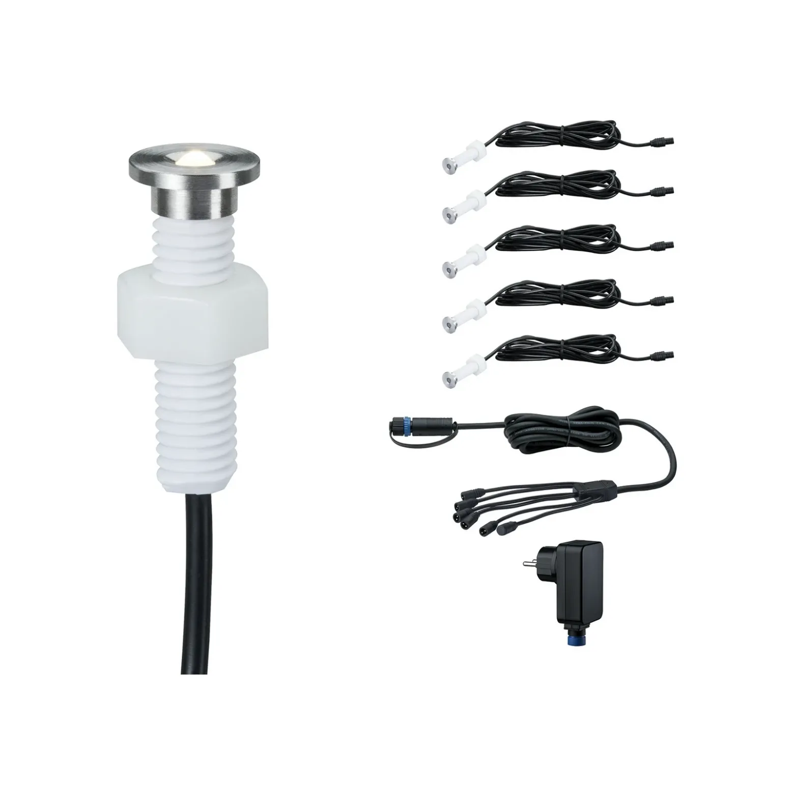 Lámpara empotrable Paulmann Plug & Shine 93695, Basis de 5 unidades