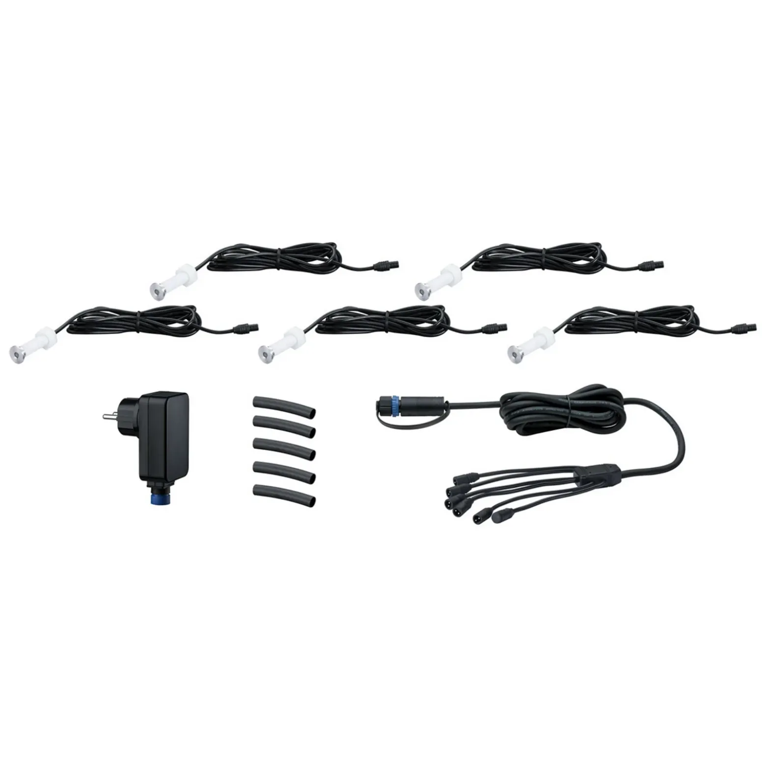Lámpara empotrable Paulmann Plug & Shine 93695, Basis de 5 unidades