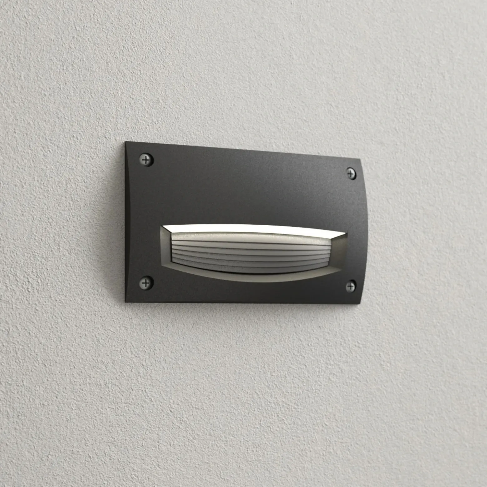 Lámpara empotrada LED Leti 200-HS negro opal CCT