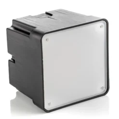 Lámpara empotrada LED Leti 100 Square-ST negro CCT