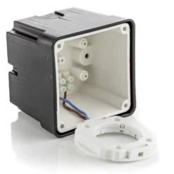 Lámpara empotrada LED Leti 100 Square-ST negro CCT