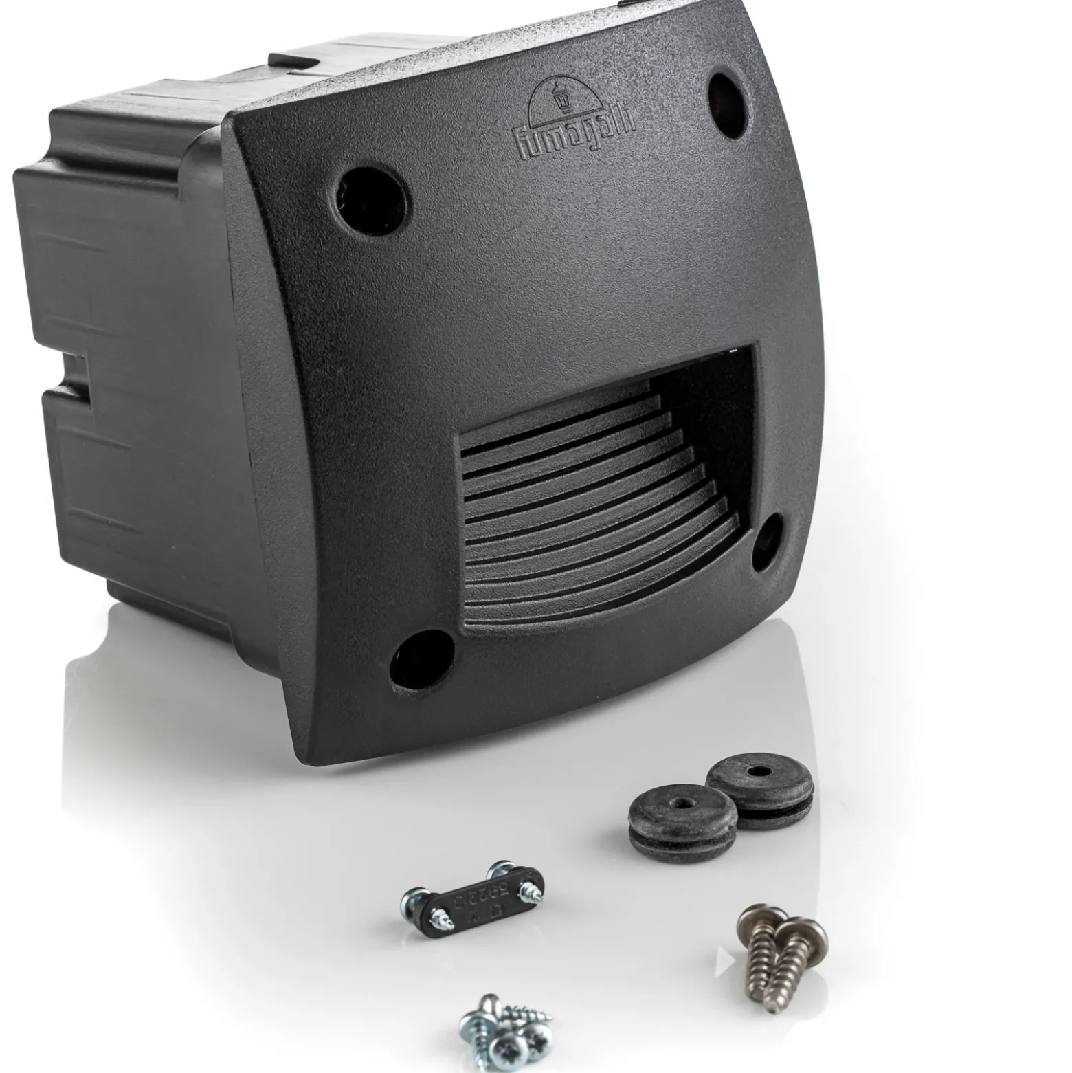Lámpara empotrada LED Leti 100 Square-ST negro CCT