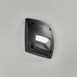 Lámpara empotrada LED Leti 100 Square-ST negro CCT