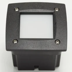 Lámpara empotrada LED Leti 100 Square negro 3W CCT