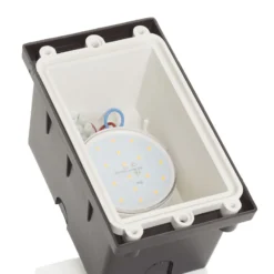 Lámpara empotrada LED Leti 200-VP negro opal 3000K