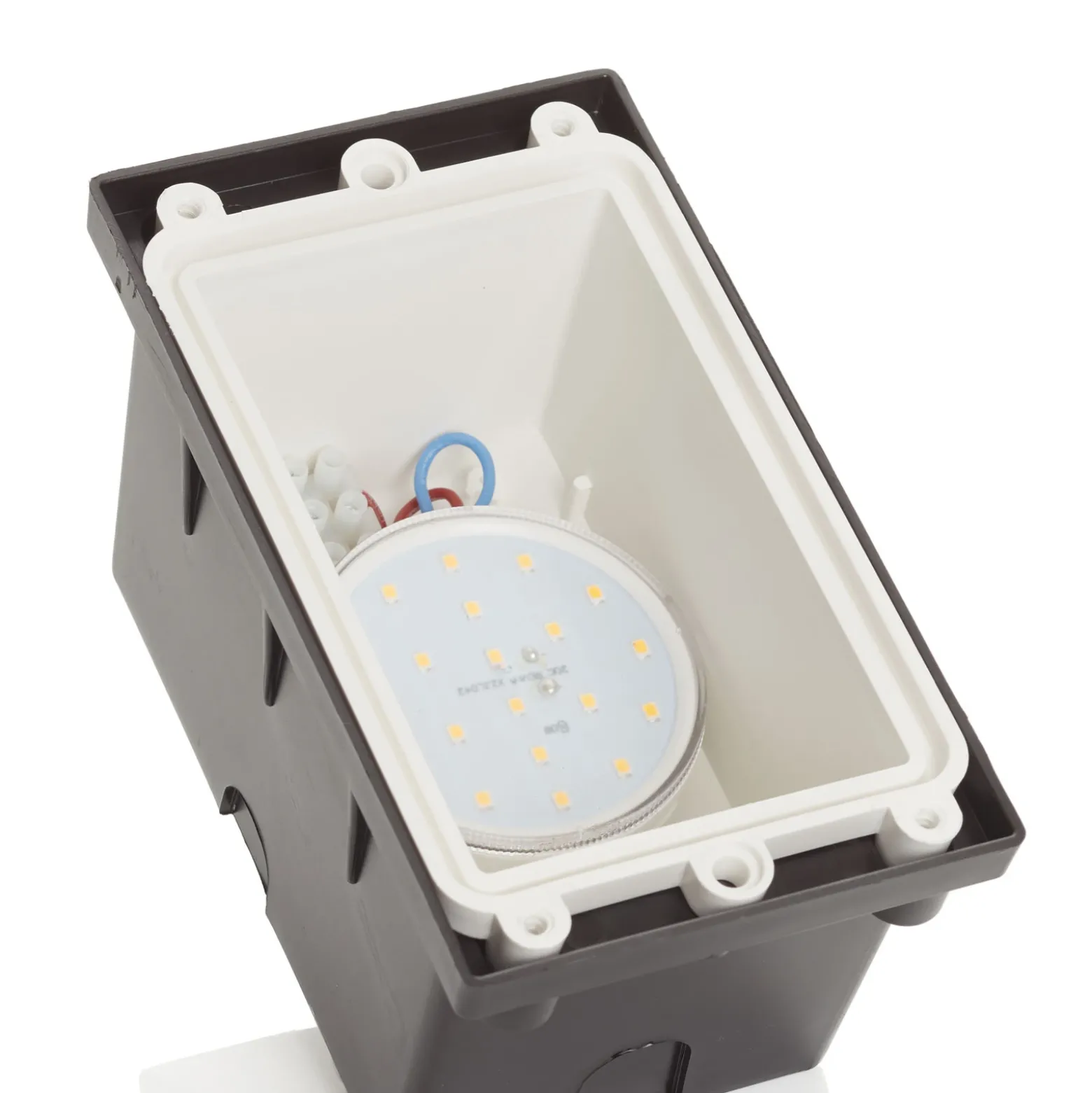 Lámpara empotrada LED Leti 200-VP negro opal 3000K