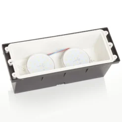 Lámpara empotrada LED Leti 300-VP negro 2x3W CCT