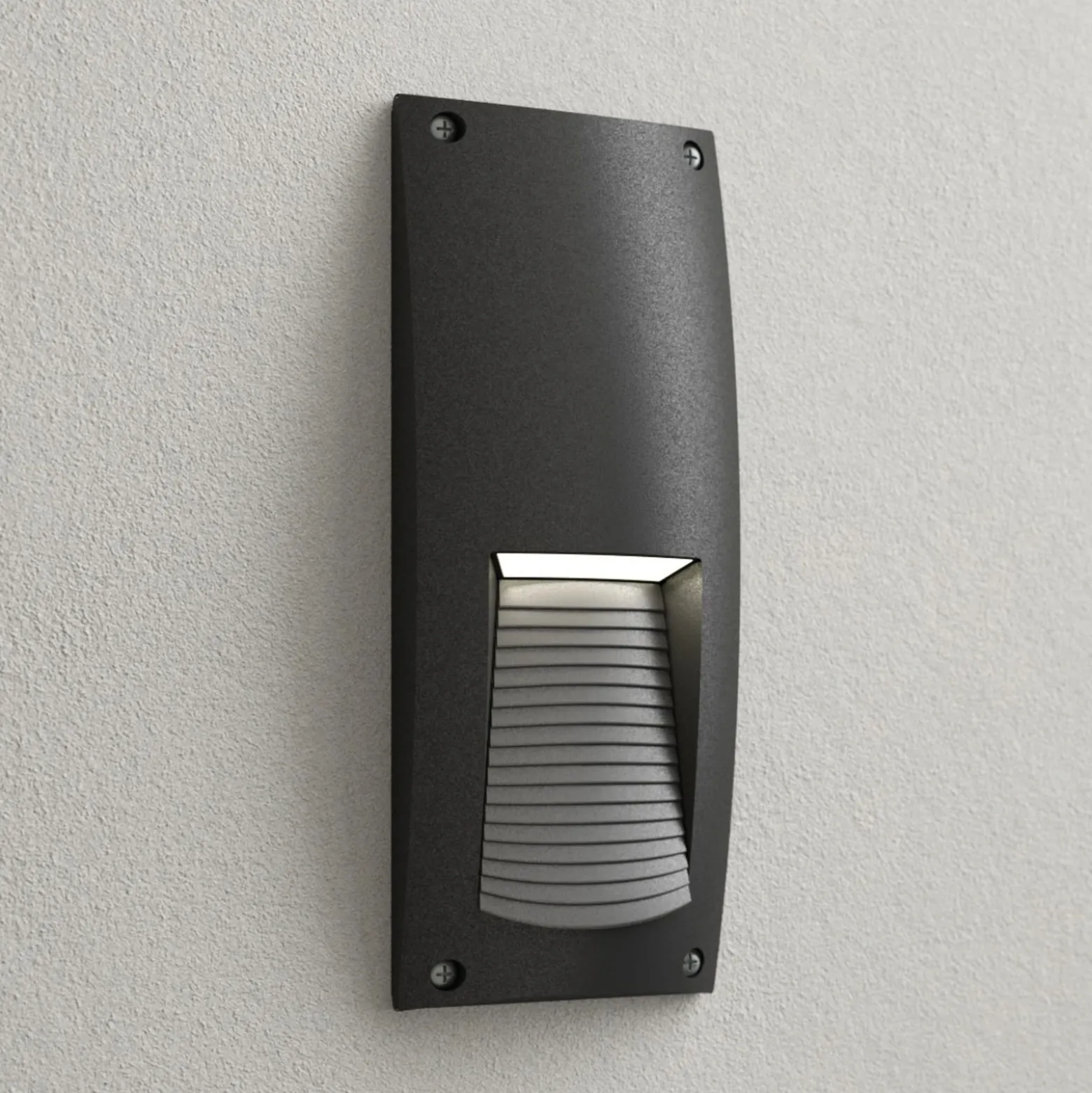 Lámpara empotrada LED Leti 300-VP negro 2x3W CCT