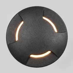 Lámpara empotrada suelo LED Ceci 120-3L negro CCT