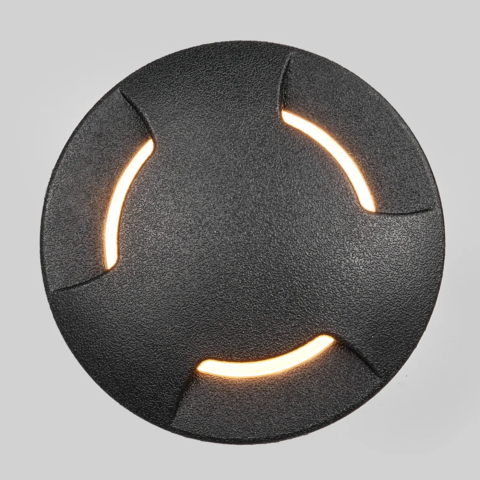 Lámpara empotrada suelo LED Ceci 120-3L negro CCT