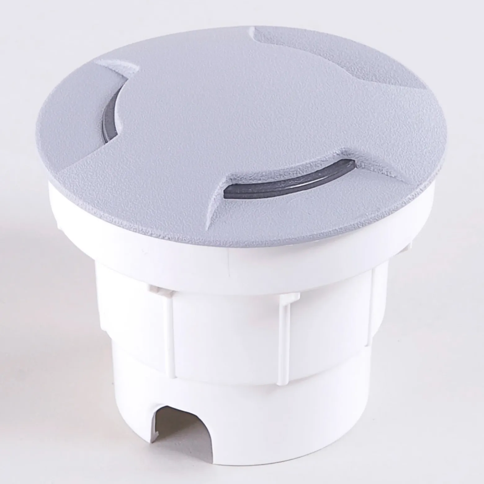 Lámpara empotrada suelo LED Ceci 120-3L gris CCT