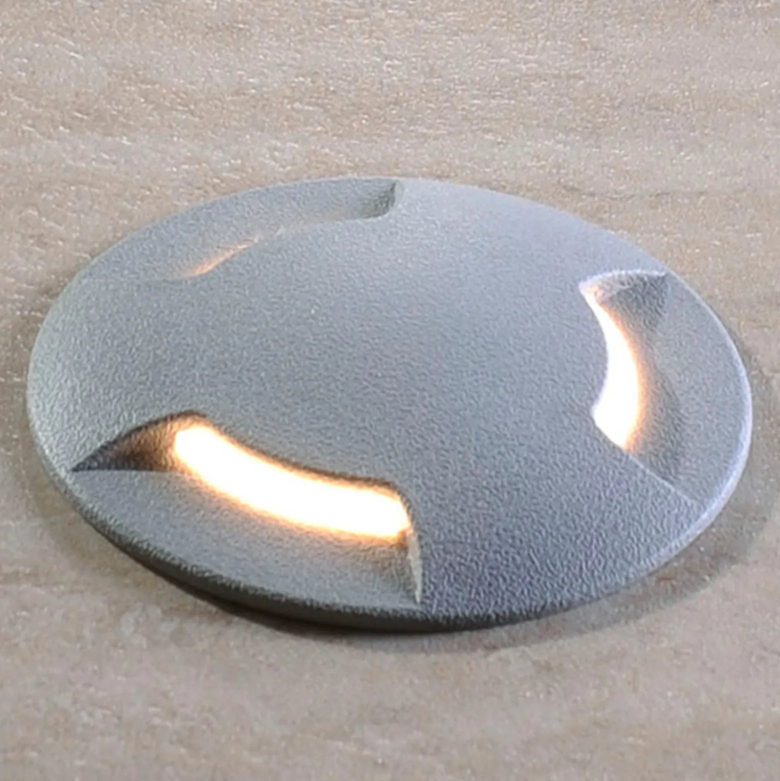 Lámpara empotrada suelo LED Ceci 120-3L gris CCT