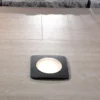 Lámpara empotrada suelo LED Ceci 120-SQ negro CCT