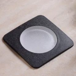 Lámpara empotrada suelo LED Ceci 120-SQ negro CCT