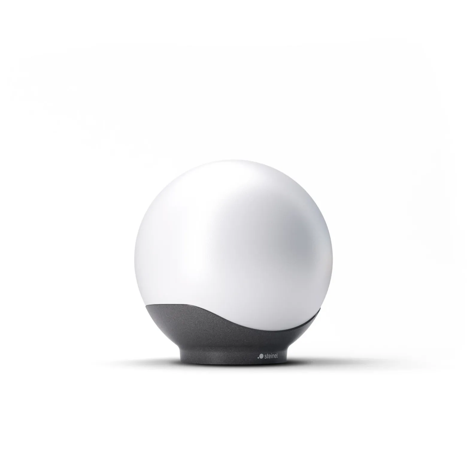 Lámpara esférica LED STEINEL C, 30 cm, blanco/antracita, IP65, RGBWW
