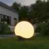 Lámpara esférica LED STEINEL C, 40 cm, blanco/antracita, IP65, RGBWW