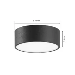 Lámpara exterior LED CMD 9025, Ø 15 cm