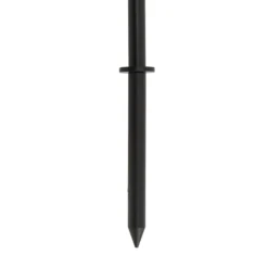 Lámpara exterior LED Lindby Ketil, negra, pica de tierra, batería