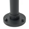 Lámpara exterior LED Lucande Asane, negra, 3 luces, 222 cm, CCT