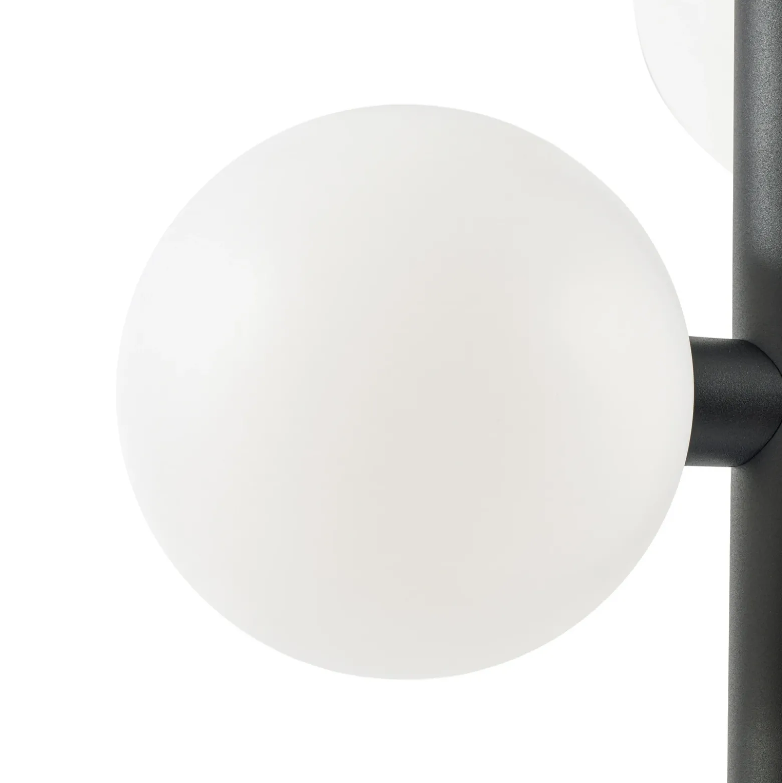 Lámpara exterior LED Lucande Asane, negra, 3 luces, 222 cm, CCT