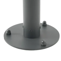 Lámpara exterior LED Lucande Montaro, antracita, 220 cm, IP54