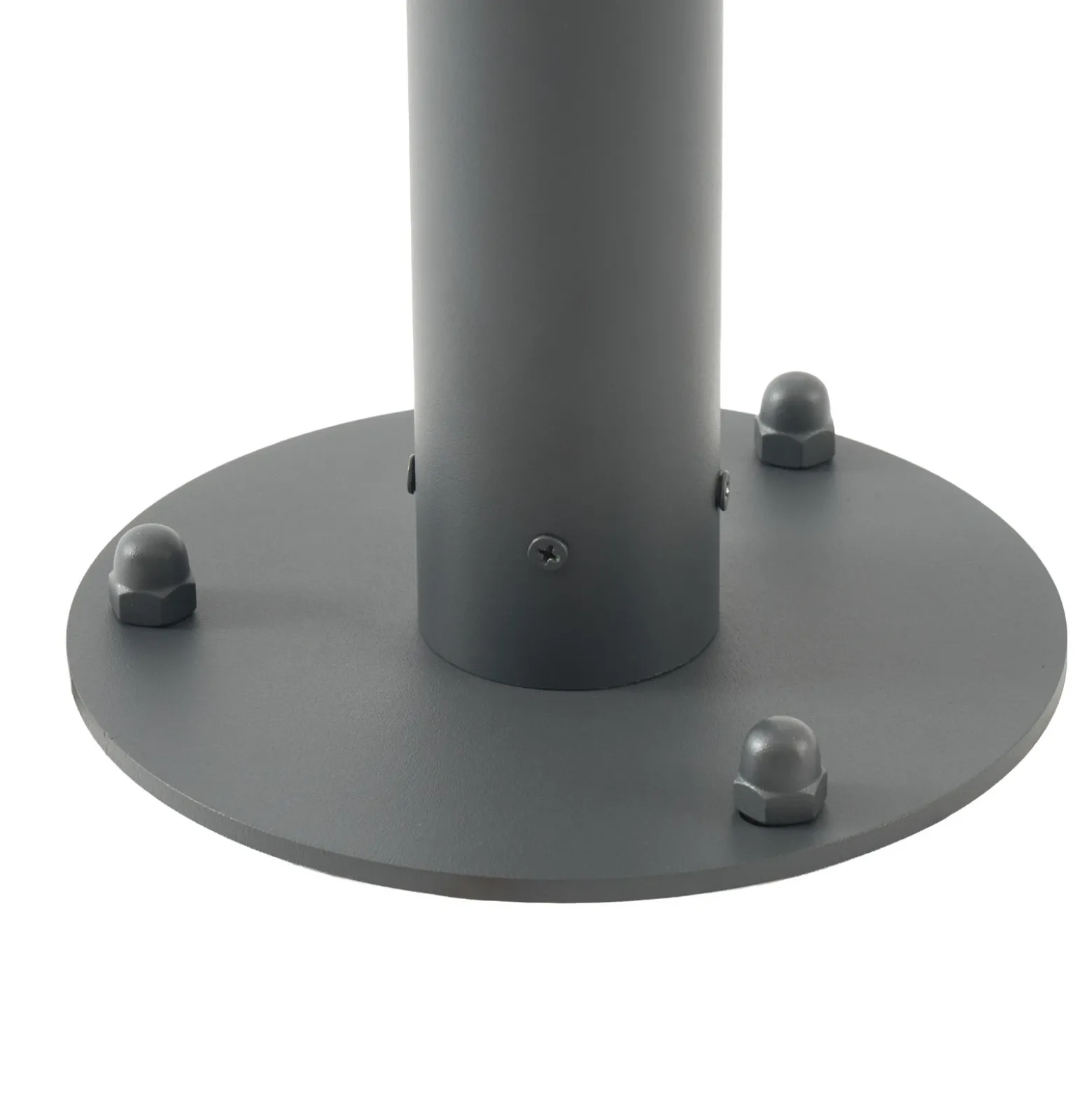 Lámpara exterior LED Lucande Montaro, antracita, 220 cm, IP54