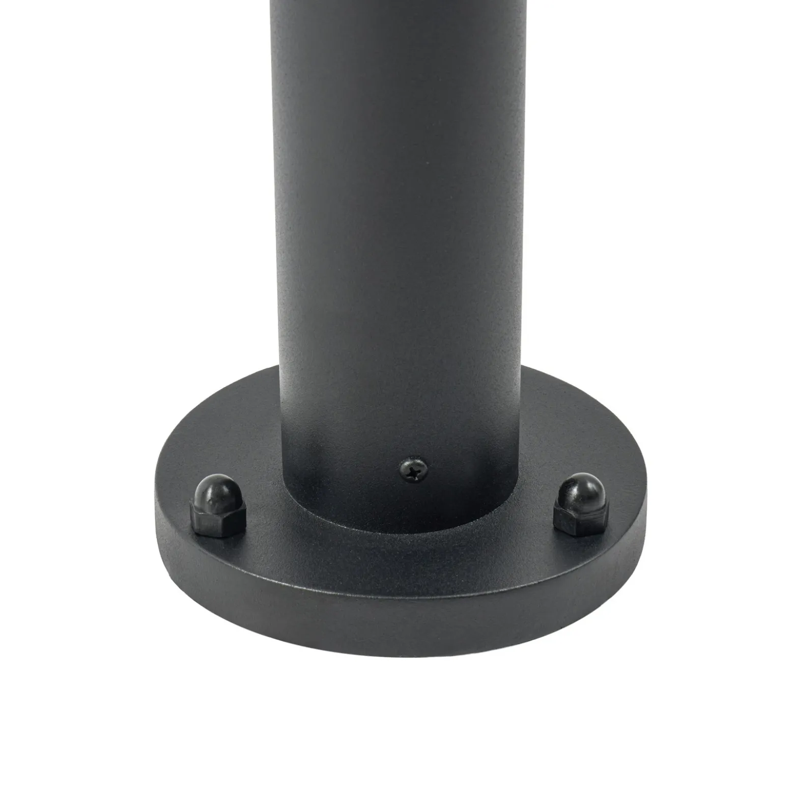 Lámpara exterior LED Lucande Toras, negra, con 3 luces, atenuable en CCT