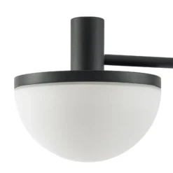 Lámpara exterior LED Lucande Toras, negra, de 1 luz, CCT atenuable