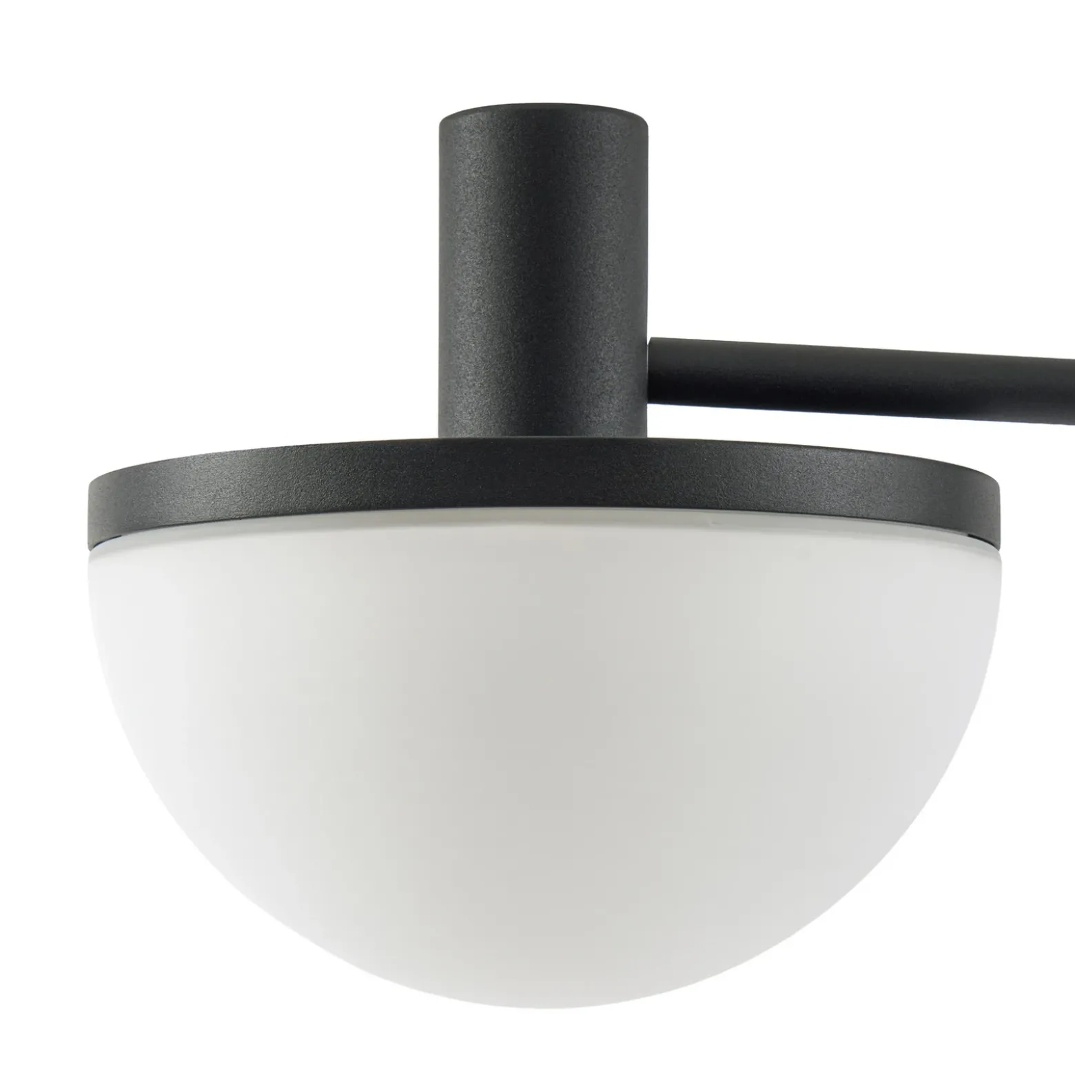 Lámpara exterior LED Lucande Toras, negra, de 1 luz, CCT atenuable