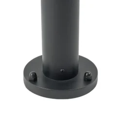 Lámpara exterior LED Lucande Toras, negra, de 1 luz, CCT atenuable