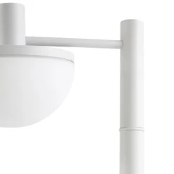 Lámpara exterior LED Lucande Toras, gris claro, 1 luz, CCT atenuable