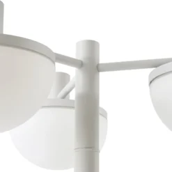 Lámpara exterior LED Lucande Toras, gris claro, 3 luces, CCT atenuable